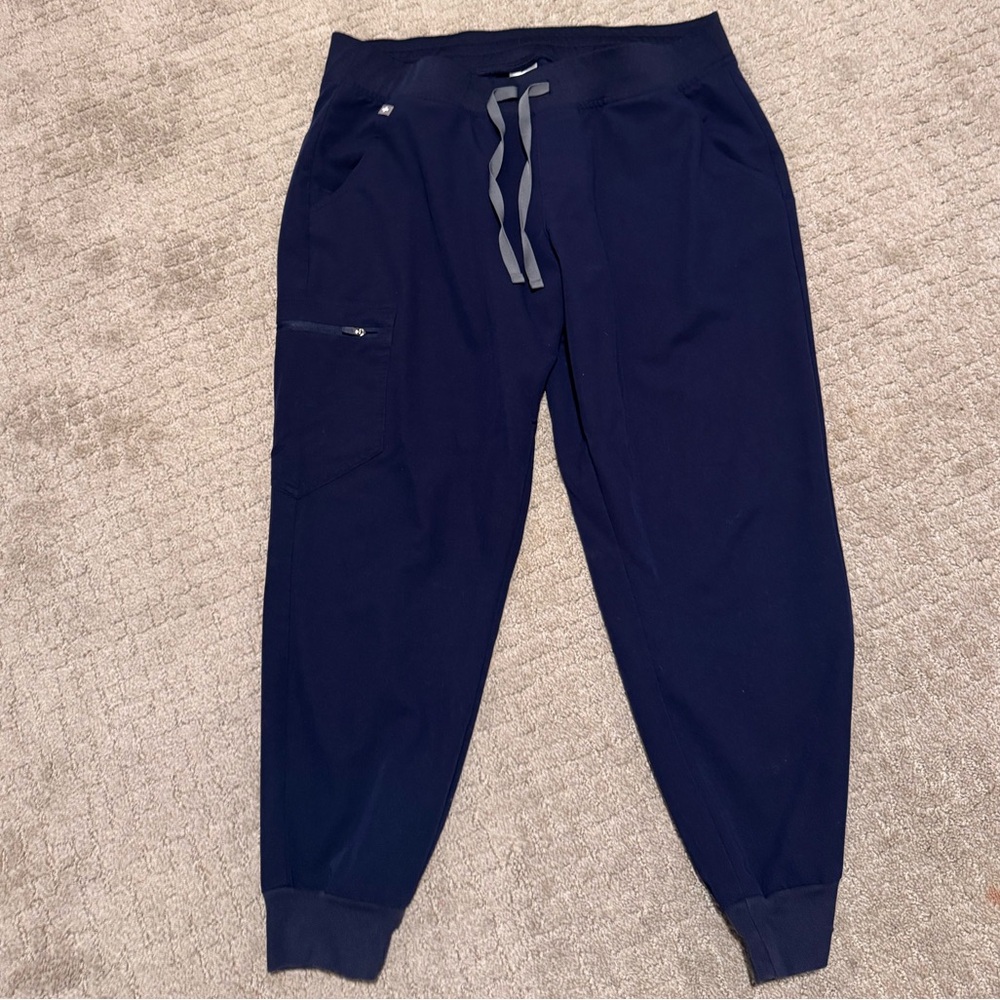 Figs Women's Navy Blue Jogger Scrub Pants